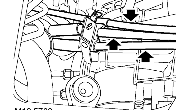 Engine mounting - lh - steptronic (em-cvt) models – Remove air cleaner. See ENGINE MANAGEMENT SYSTEM - MEMS, Repairs.