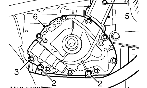 Torsion damper - steptronic (em-cvt) models – Remove camshaft timing belt. See this section.