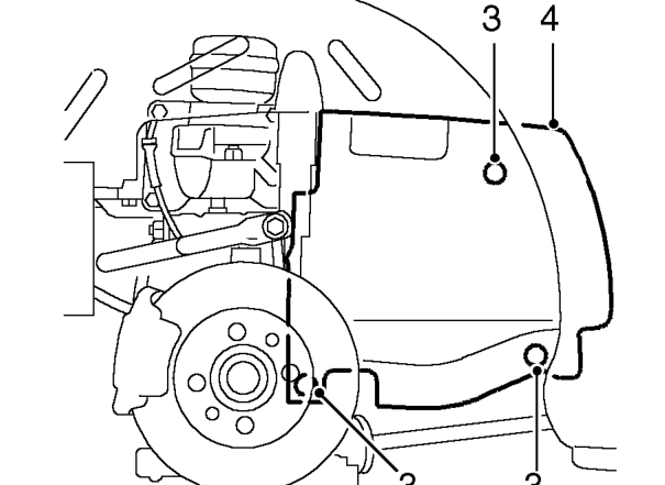 Oil pressure relief valve – Remove road wheel(s).