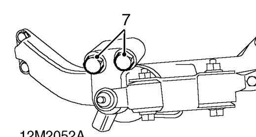 Removal - engines fitted with automatic timing belt tensioner – Support engine on a jack.