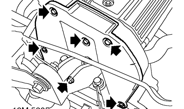 Camshaft timing belt - mpi mems3 (2000my on) – Remove engine cover. See this section.