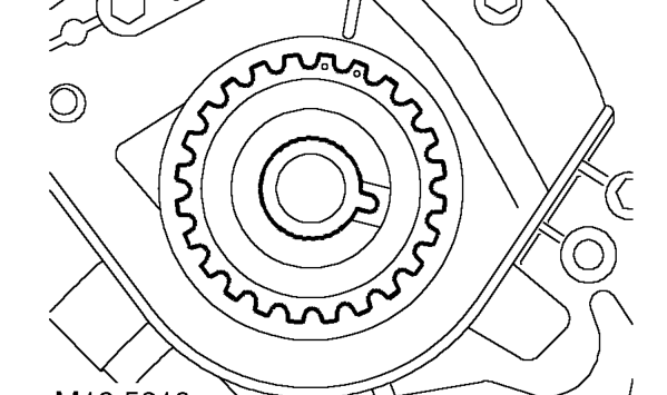 Remove and discard timing belt.