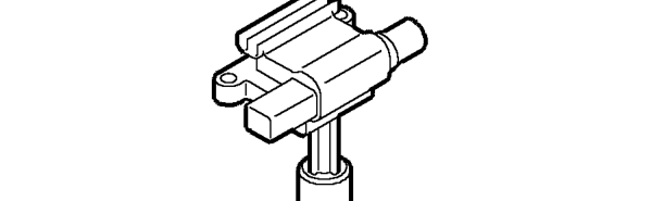 Ignition coils – Each coil operates a pair of spark plugs using the wasted spark principle. The coil has a 