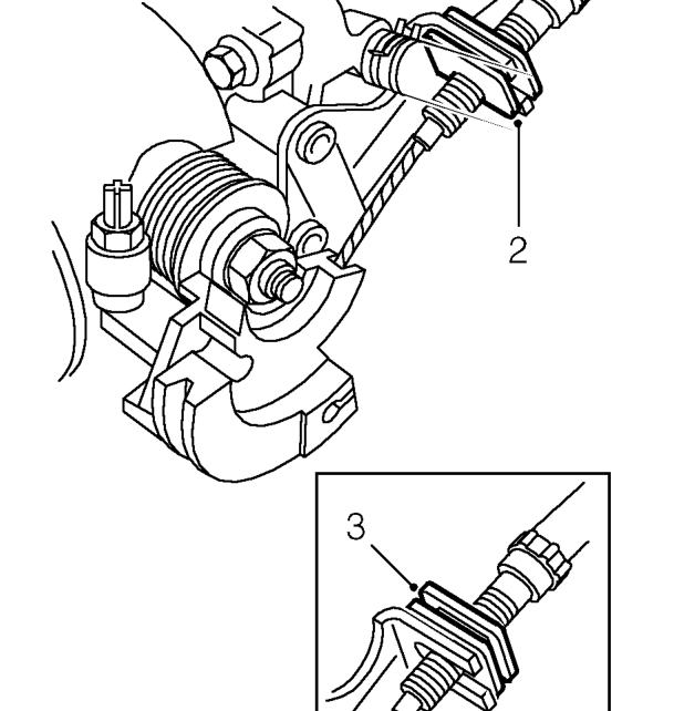 Throttle cable – Remove the engine compartment access panel. See BODY, Exterior fittings.
