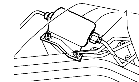 Fuel system depressurise – Position absorbent cloth around fuel filter outlet union.