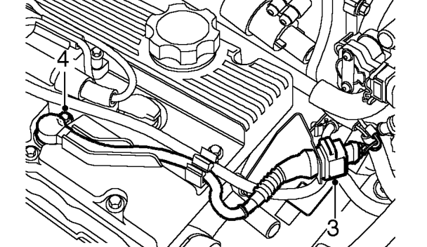 Sensor - camshaft position (cmp) - mpi mems3 – Remove three bolts securing coil cover to engine and remove coil cover.