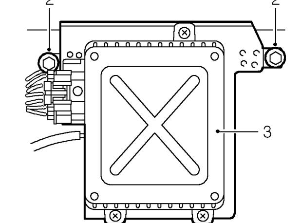 Engine management relay module – Remove engine compartment access panel. See BODY, Exterior fittings.