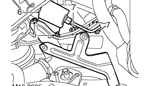 Filler neck – Release 3 cables from air cleaner support bracket.