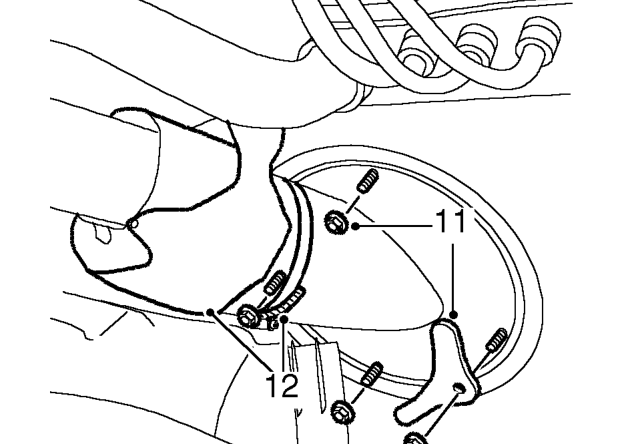 Remove 2 bolts securing air intake resonator to body.