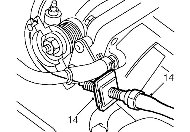 Release cable from floorpan crossmember.