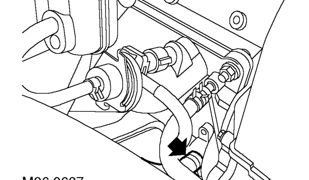 Thermostat - mpi mems 3 (2000my on) – Depress collar and remove upper part of dipstick tube.