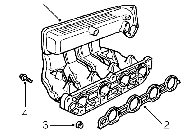 Inlet manifold - mpi – The catalytic converter operates in a closed loop system. The exhaust gases are monitored 