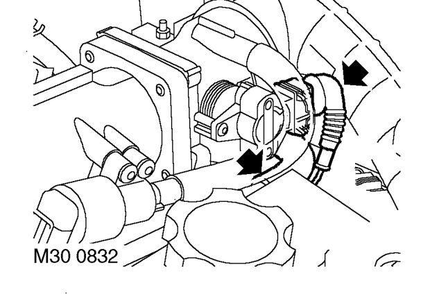 Manifold - inlet - mpi mems 3 (2000my on) – Release coil harness from harness clips.