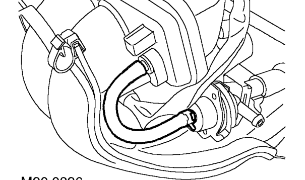 Remove sealing washer from sensor.