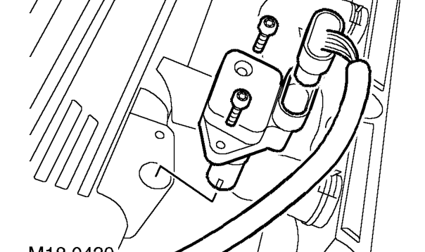 Release pressure regulator vacuum hose from inlet manifold.