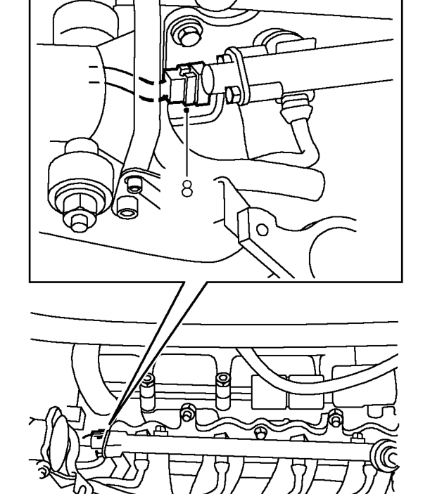 Loosen clip and disconnect coolant hose from inlet manifold.
