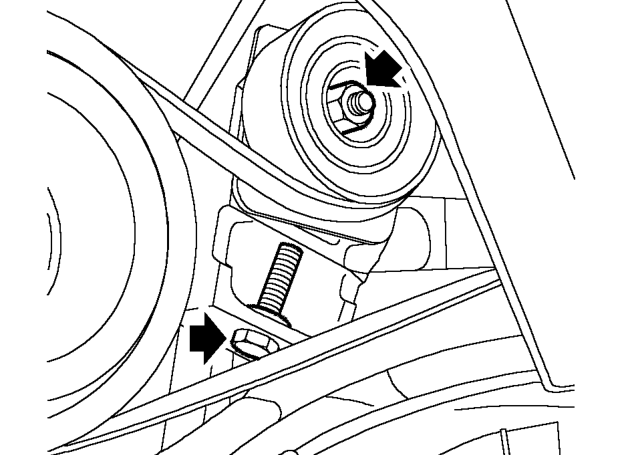 Gasket - exhaust manifold - mpi mems 3 (2000my on) – Remove 2 scrivets and 1 Torx screw closing splash panel and remove panel.