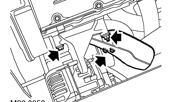 Gasket - exhaust manifold - mpi mems 3 (2000my on) – Position alternator forwards to access alternator bracket.