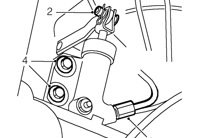 Clutch slave cylinder – Remove engine cover. See ENGINE, Repairs.