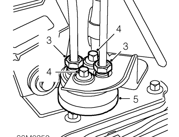 Damper - clutch - vvc – Place container underneath clutch damper to collect fluid spillage.