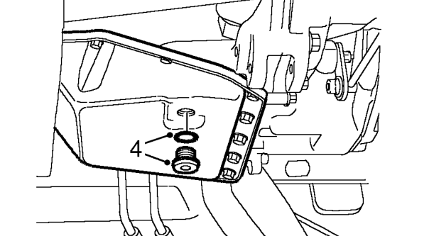 Drain and refill – Position container to collect fluid from gearbox.
