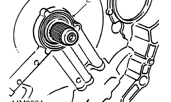 Seal - input shaft – Remove gearbox assembly. See this section.