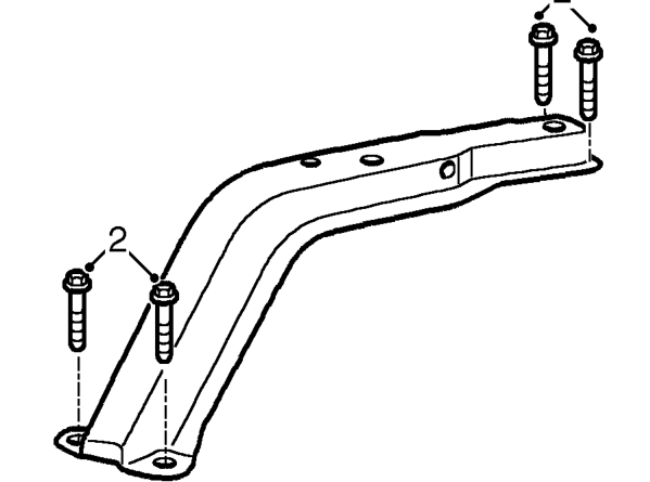 Secondary cover seals – Remove LH engine mounting See ENGINE, Repairs.