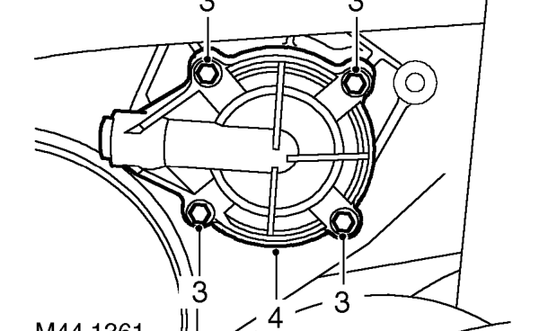 Secondary cover seals – Remove 4 bolts securing LH buttress and manoeuvre buttress to access secondary cover.