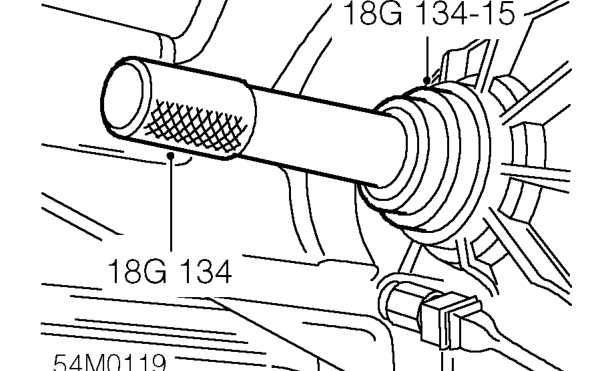 Lubricate NEW oil seal with clean unused gearbox oil. See INFORMATION, Capacities, fluids 