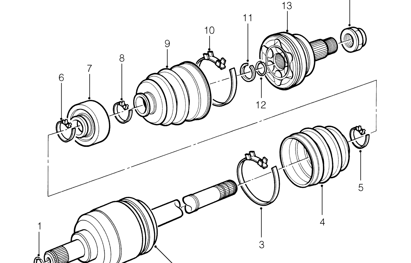 Drive shaft components