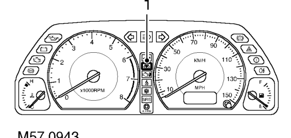 The EPAS ECU informs the driver of any malfunctions via a warning lamp on the instrument p