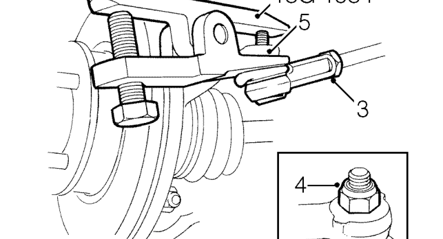 Steering rack gaiter – Remove road wheel(s).