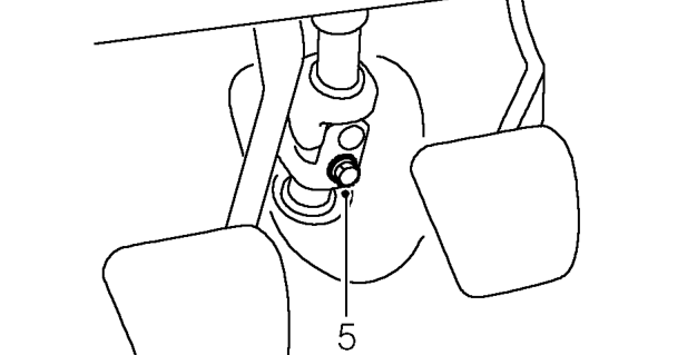 Steering column – Disconnect 2 ignition switch multiplugs from fusebox and harness.