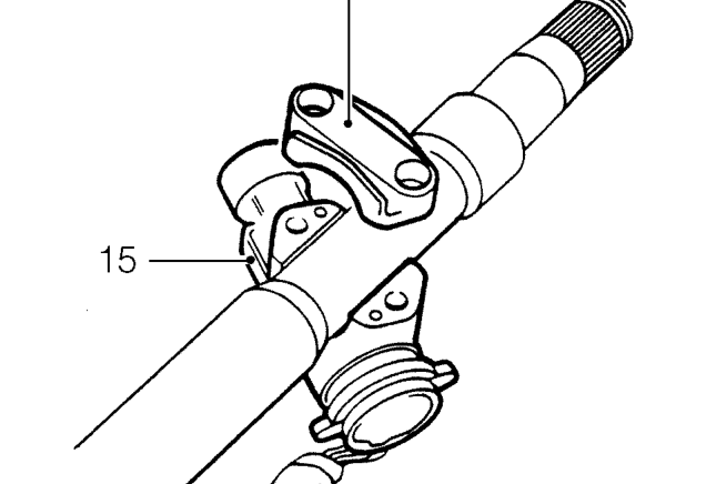 Drill out shear bolt heads.
