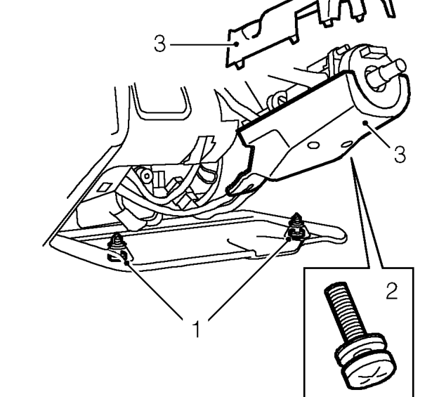 Steering column nacelle – Service repair no - 57.40.29