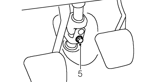 Steering column - with epas - up to 2000my – Disconnect 2 ignition switch multiplugs from fusebox and harness.