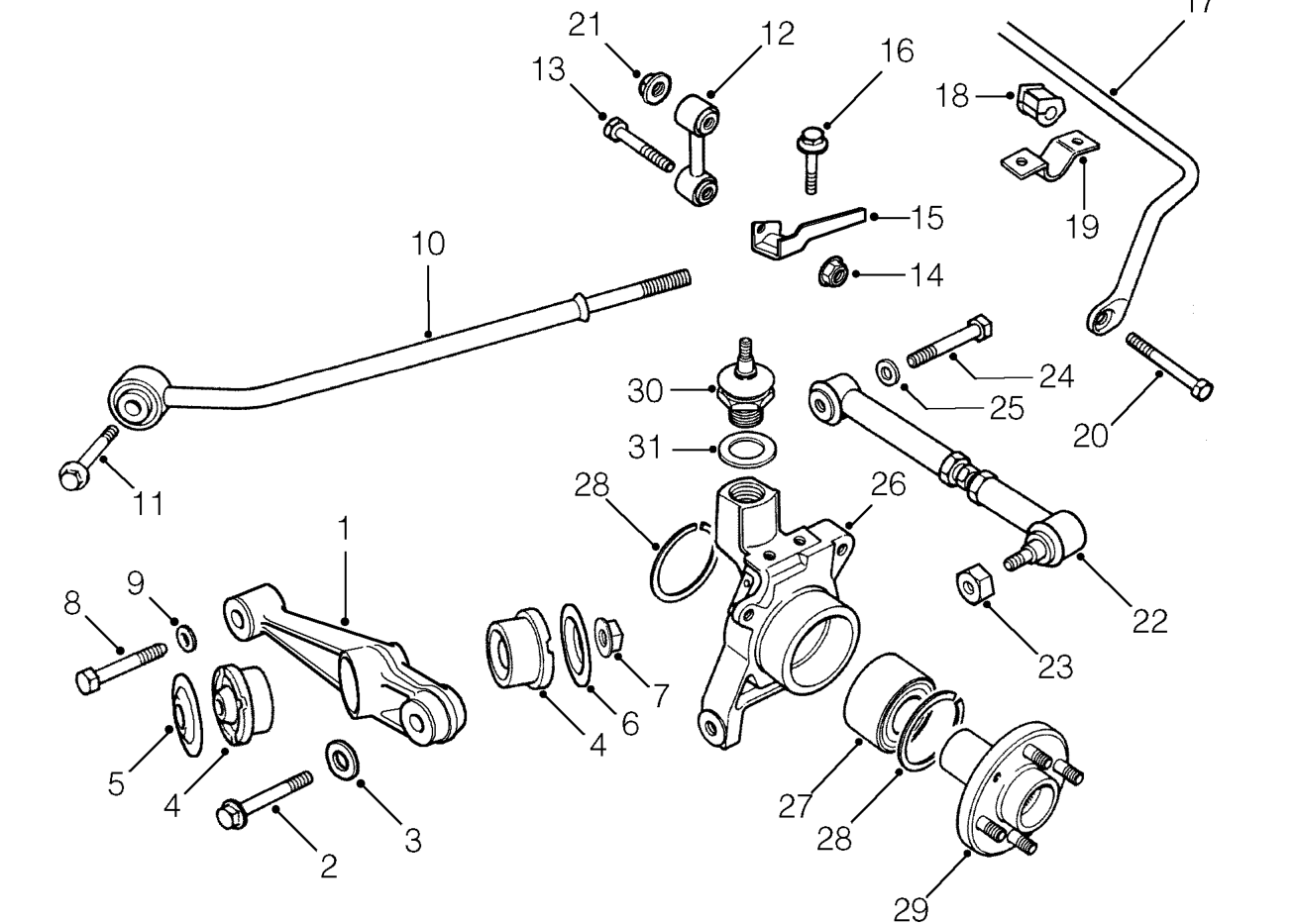 REAR SUSPENSION COMPONENTS - continued