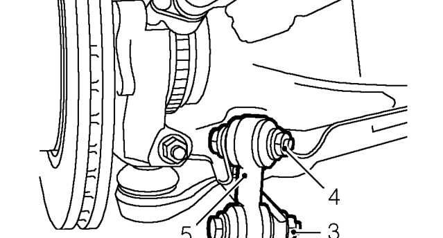 Front anti-roll bar link – Remove road wheel(s).