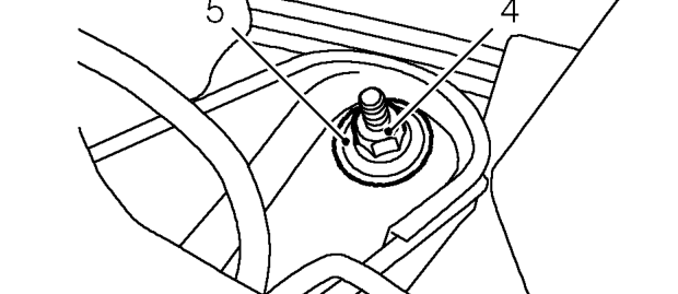 Rear damper – Remove engine compartment access panel. See BODY, Exterior fittings.