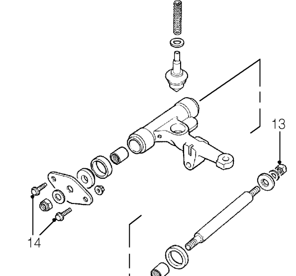 Break ball joint using tool 18G 1584.