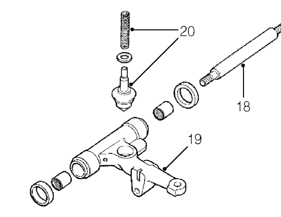 Remove Hydragas unit retaining plate and collect ABS sensor bracket.