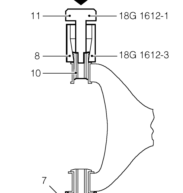 Fit tool 18G 1612-1 to the rear bush and press into lower arm.