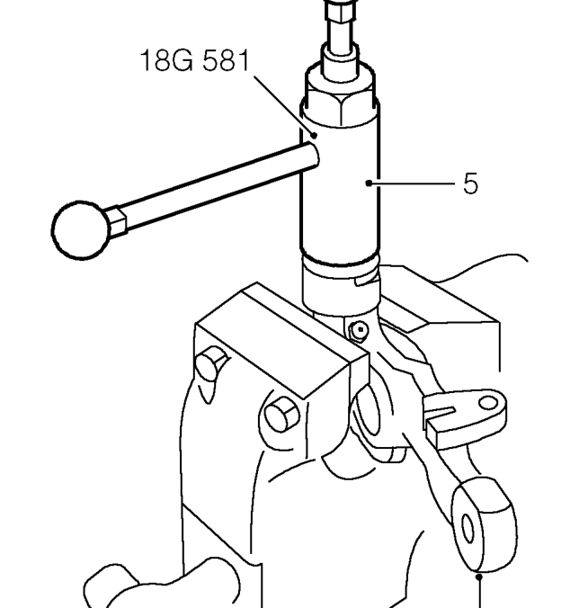 Upper arm bearings - front – Remove upper arm. See this section.