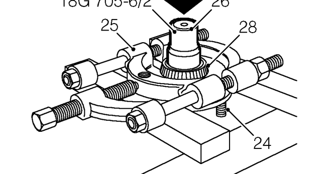 Remove hub from press.