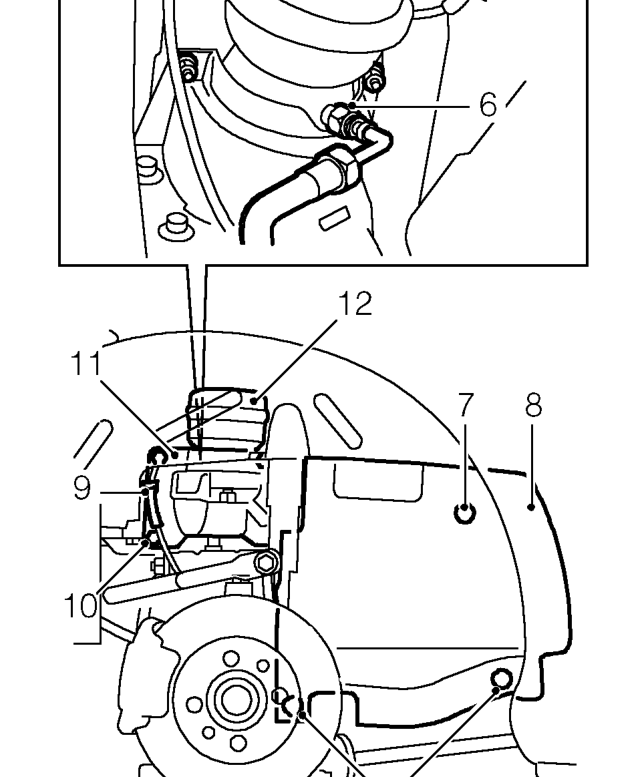 Rear hydragas unit – Remove bolts securing engine control module bracket and move aside.