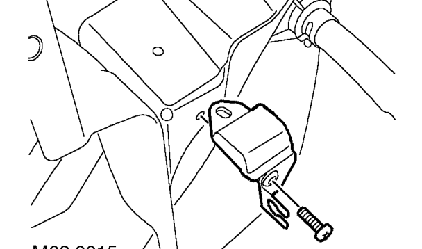Remove top arm from subframe, collect thrust washers and sealing rings.