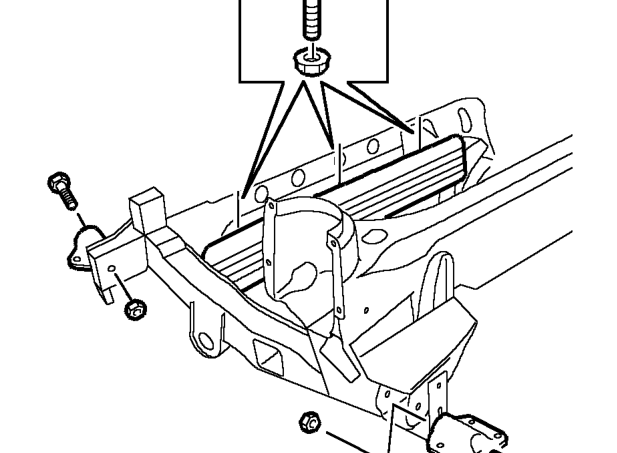 Remove steering rack, collect ’U’ bolt and clamp.