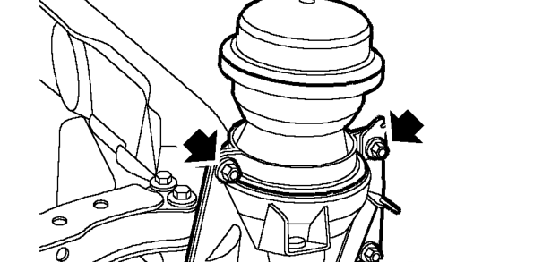 Rear subframe – Remove engine and gearbox assembly, See ENGINE, Repairs.