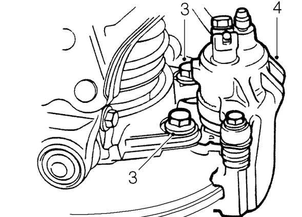 Front brake disc - check – Remove road wheel(s).