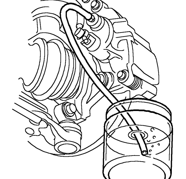 Brakes system - bleed - mgf trophy – Clean area around bleed screws and remove dust seals.